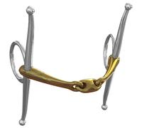 Neue Schule Tranz Angled Lozenge Full Cheek Bit - Mouthpiece: 16mm - Horse Bridle Bits - Size: 5.75inch