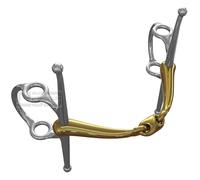 Neue Schule Tranz Angled Lozenge Nelson Bit - 16mm Mouthpiece - Horse Bridle Bits - Size: 5.5 inch