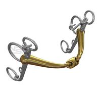 Neue Schule Tranz Angled Lozenge Pelham Bit - Mouthpiece: 16mm - Shank: 5cm - Horse Bridle Bits - Size: 5.5inch