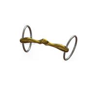 Neue Schule Turtle Tactio + Flex Loose Ring Bit - Mouthpiece: 16mm - Ring: 55mm - Horse Bridle Bits - Size: Large x 55mm