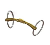 Neue Schule Turtle Top With Flex 16mm Loose Ring 70mm - Horse Bridle Bits - Size: Medium