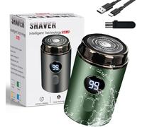 Neuester Tragbarer Elektrischer Mini-Rasierer, Mini Portable Electric Shaver, Travel Razor, Smooth Shave, Ipx7 Waterproof, Type-C Charging, Strong Power, Travel Accompanying (Avocado)