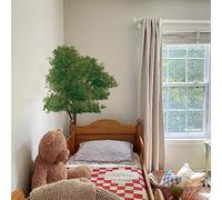 Neukids 3pcs 41×120cm Huge Tree Wall Decals,Peel and Stick Wall Stickers,Self-Adhesive Wallpaper Sticker Living Room Bedroom Tv Background Wall Decor,Maple Tree