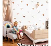 Neukids Boho Heart and Hollow Children's Wall Stickers Girls Wall Decals
