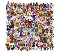 NEULEBEN Five Night's At Freddy Stickers, 100pcs Vinyl Waterproof Graffiti Stickers for Laptop, Skateboard, Guitar, Travel Case, Water Bottles