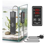 Neulriscn Aquarium Heater, 600W Fish Tank Heater, Submersible Fish Tank Heater with External Temperature Controller, LED Digital Dual Display, Overheat Protection & Auto-Off, for Fish Tanks up to 400L