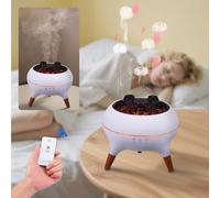 Neulriscn Jellyfish Diffuser, 250ML Humidifier for Bedroom, Essential Oil Diffuser with Remote Control, 7 Colors LED Night Light, Silent Aromatherapy Diffuser for Home Office, 4/8 Timer, Auto Shut-Off