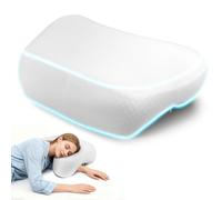 Neulriscn Side Sleeper Pillow with Arm Hole, Memory Foam Arm Pillows for Shoulder and Neck Pain, Anti Hand Numb Pressure Ergonomic Support Pillow for Side, Back and Stomach Sleeping