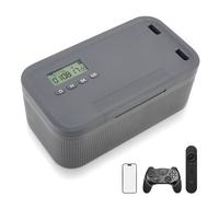 Neulriscn Timed Lock Box, Phone Lock Box with Timer, Unplug from Phones, Video Games, Social Media, Snacks & Cravings, Safe Timer Locker, Self-Control Lockable Storage Boxes for Better Habits (Grey)