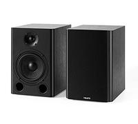 NEUMI BS5 Passive Bookshelf Speakers, 5-Inch Woofer, 1-Inch Tweeter, Dark Wood, 1 Pair
