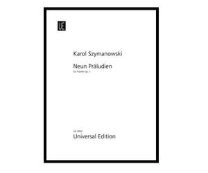 Neun Praludien Fur Klavier - Universal EU 3852 Edition