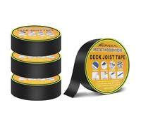 Neuradical Butyl Joist Deck Tape - Waterproof Seal and Weather Resistance, Self-Adhesive Flashing Tape, Anti-Corrosion for Wood Joists and Beams (4PCS 2" x 50')