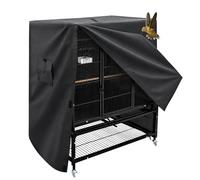 Neuradical XL Birdcage Cover - 100% Polyester Bird Cage Covers for Sleeping, Universal Dust-Proof & Windproof Night Cover, Fits Most Square & Round Cages for Parrots, Parakeets, Cockatiels