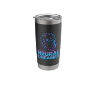 Neural Dreamer AI Mind Technology Future Thinker Stainless Steel Insulated Tumbler