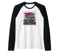 Neural Network Brain Data Science Analytics Raglan Baseball Tee