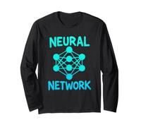 Neural Network Graffiti Tech Artwork Long Sleeve T-Shirt