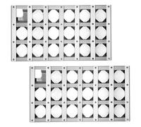 NEURARC Stainless Steel Briquette Tray Assembly (2-Pack) for Lynx Grills L27R, L36R - Q, U Series