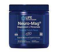 Life Extension Neuro-Mag® Magnesium L-Threonate Dietary supplement with magnesium 93,35 g, powder, Tropical fruits