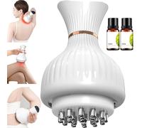 Neuro Relief Home Pro Massager, Cleanse 4-in-1 Leg Massager, Cordless Handheld Leg Massager for Shoulder, Foot, Full Body Electric Meridian Massage Brush for Muscle Pain Relief (1Set)