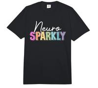 Neuro Sparkly Neurodiversity ASD ADHD Neurodivergence Autism Comfort Colors Adult Heavyweight T-Shirt
