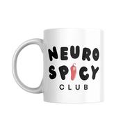 Neuro Spicy - Black & Red Mug: Unique Mug, Neurodivergent Mug, Diverse Spectrum, Empowering Identity Gift, ADHD Awareness, Bold & Quirky Mug