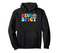 Neuro Spicy Neurodiversity Autism Spectrum Disorder ASD ADHD Pullover Hoodie