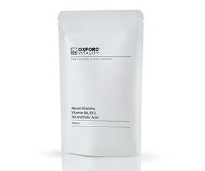 Neuro Vitamins | Natural Brain Support Supplement for Memory with Vitamin B6, B12, Folic Acid & D3 | Oxford Vitality