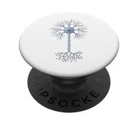 Neurobiology Neuron Cell Brain Science Neural Structure PopSockets Adhesive PopGrip