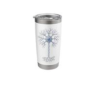 Neurobiology Neuron Cell Brain Science Neural Structure Stainless Steel Insulated Tumbler