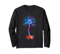 Neurobiology Neuron Cell Structure Neural Network Science Long Sleeve T-Shirt