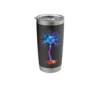 Neurobiology Neuron Cell Structure Neural Network Science Stainless Steel Insulated Tumbler