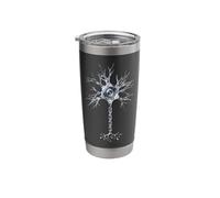 Neurobiology Neuron Cell Structure Neural Network Science Stainless Steel Insulated Tumbler