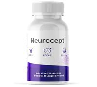 Neurocept Supplement, Neurocept Capsules, Official Brain Health Support Supplement for Memory, Maximum Strength, Function Advanced Nootropic Capsules Support- 60 Capsules