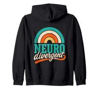 Neurodivergent ADHD Awareness Zip Hoodie