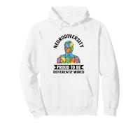 Neurodivergent Autism ASD ADHD ADHS Celebrate Neurodiversity Pullover Hoodie