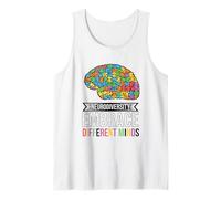 Neurodivergent Autism ASD ADHD ADHS Celebrate Neurodiversity Tank Top