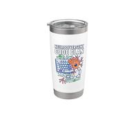 Neurodivergent Code Clan Coding AUT Brain Computer Interface Stainless Steel Insulated Tumbler