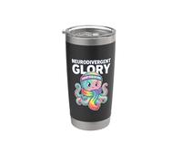 Neurodivergent Glory Sensory Pride Mode Quote Overload Humor Stainless Steel Insulated Tumbler