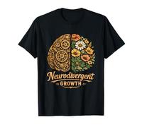 Neurodivergent Growth Mind Beauty Acceptance Design T-Shirt