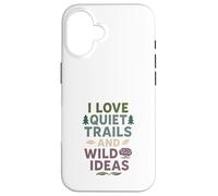 Neurodivergent Introvert ADHD Autism Forest Nature Case for iPhone 16