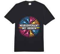 Neurodivergent Not Broken Autism Awareness Support Comfort Colors Adult Heavyweight T-Shirt