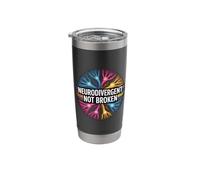 Neurodivergent Not Broken Autism Awareness Support Stainless Steel Insulated Tumbler