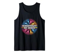 Neurodivergent Not Broken Autism Awareness Support Tank Top