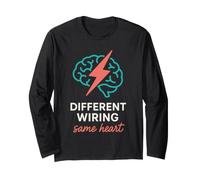 Neurodivergent Pride ADHD Autism Strength Inclusive Gift Long Sleeve T-Shirt