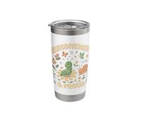 Neurodivergent Proud Caterpillar Snail Butterfly Stainless Steel Insulated Tumbler