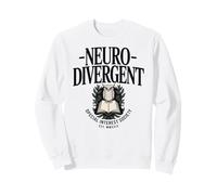 Neurodivergent Special Interest Society Owl Book Reader Sweatshirt