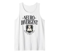 Neurodivergent Special Interest Society Owl Book Reader Tank Top