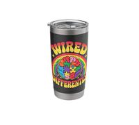 Neurodivergent Wired Differently Stainless Steel Insulated Tumbler