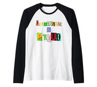 Neurodiverse and Proud, Colorful Statement Raglan Baseball Tee