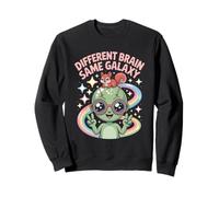 Neurodiverse Different Brain Same Galaxy Alien Squirrel ADHD Sweatshirt
